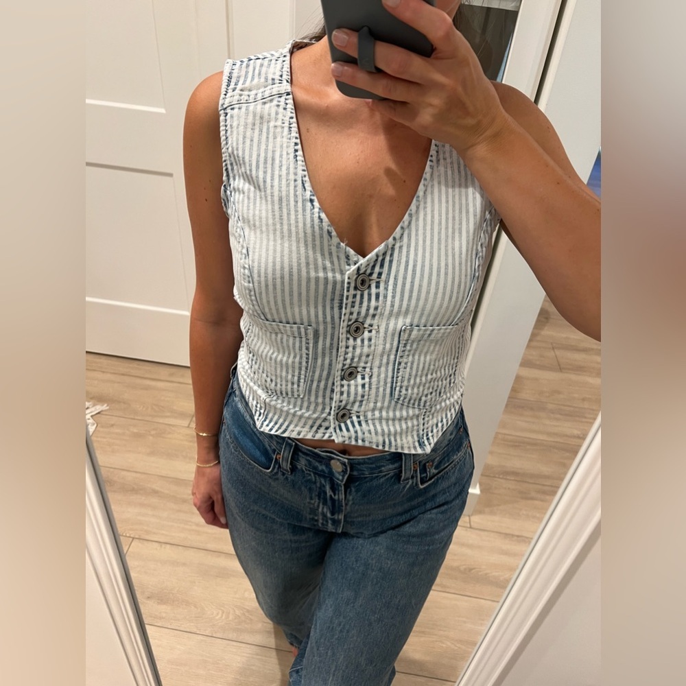 Denim Vest size S